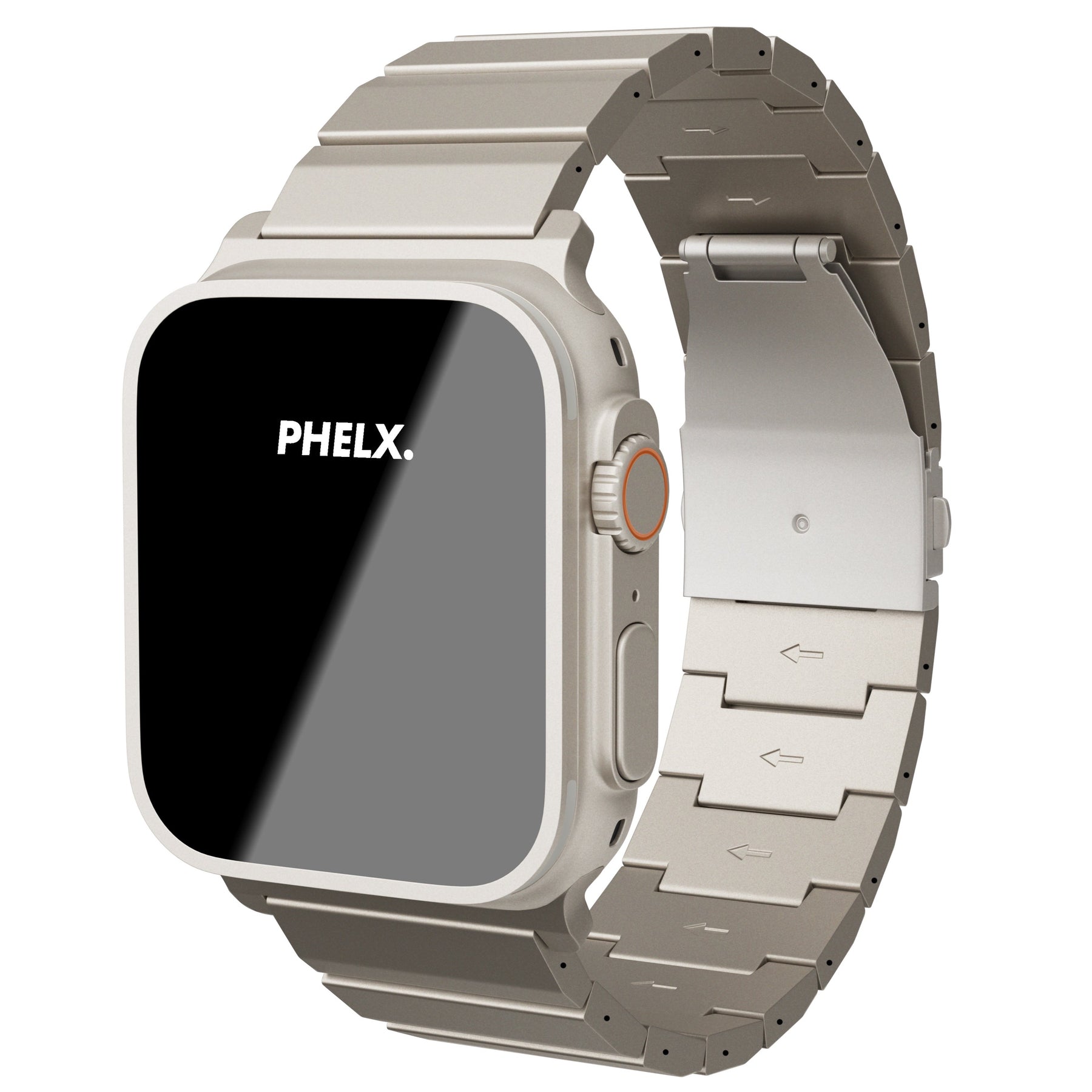 Titan (Grad 2) Gliederarmband für Apple Watch Ultra, Ultra 2 & Ultra 3