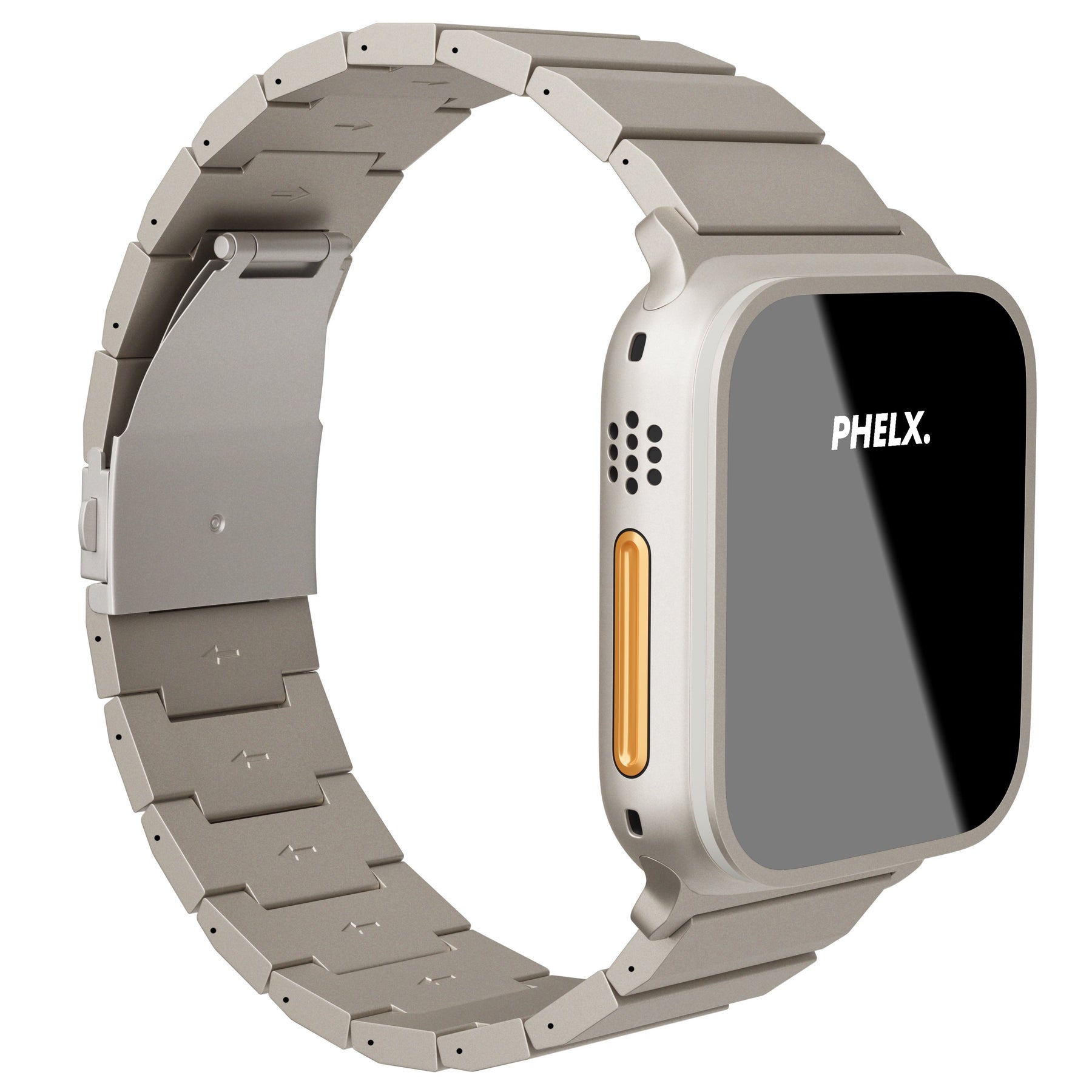 Titan (Grad 2) Gliederarmband für Apple Watch Ultra, Ultra 2 & Ultra 3