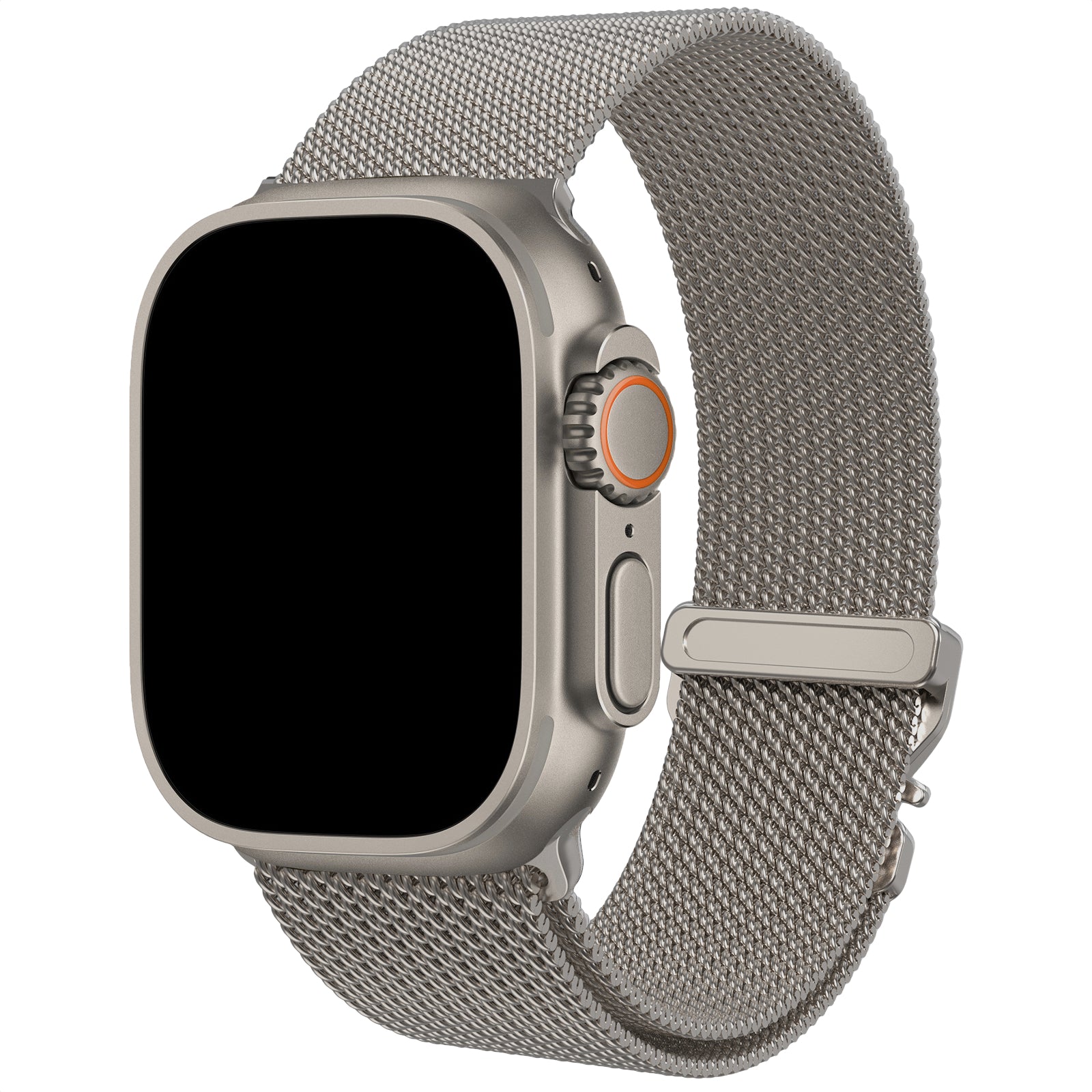 Milanaise Armband mit Schließe im Fallschirm-Stil für Apple Watch
