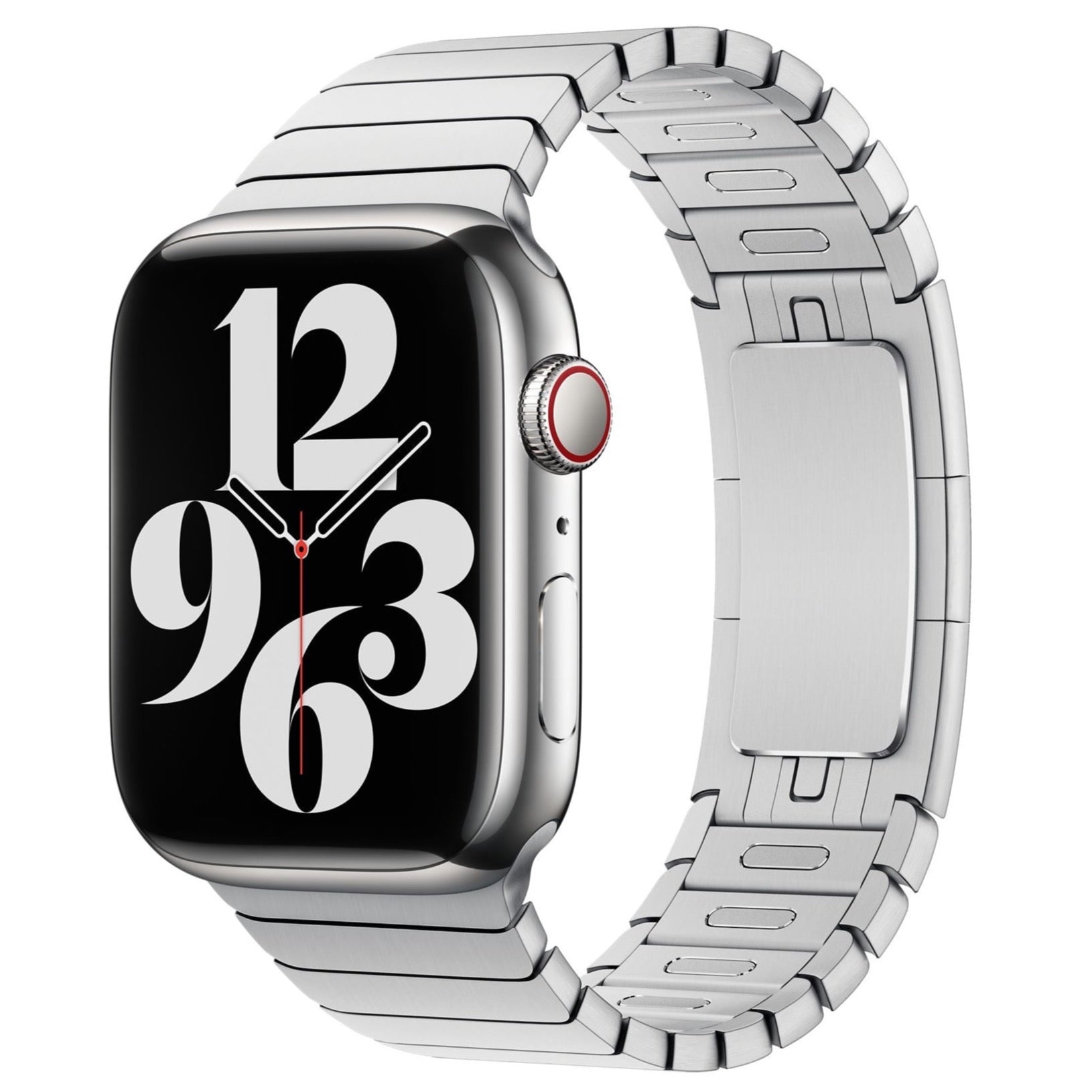 Gliederarmband für Apple Watch | per Knopf kürzen | mit Faltschließe