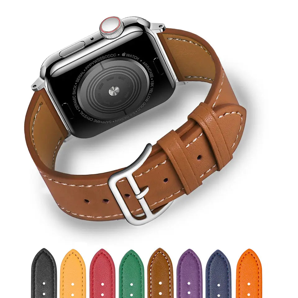 Echt-Leder Armband für Apple Watch