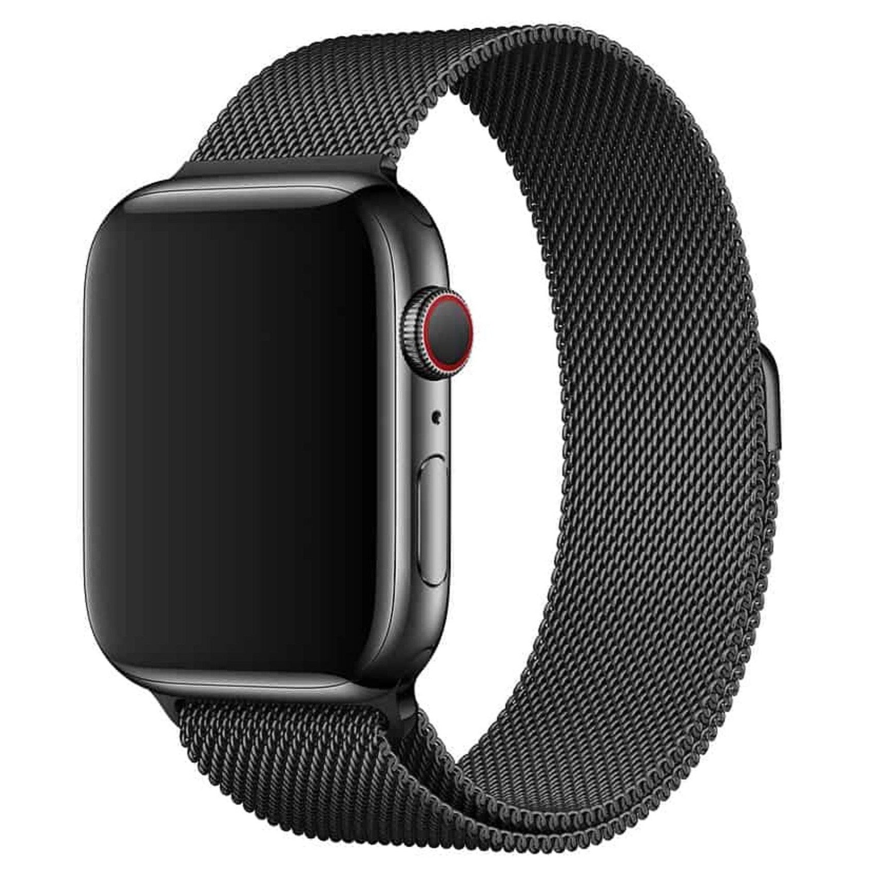 Apple Watch Milanaise Armband 45mm/44mm/42mm/41mm/40mm/38mm phelx.com Schwarz 45mm / 44mm / 42mm