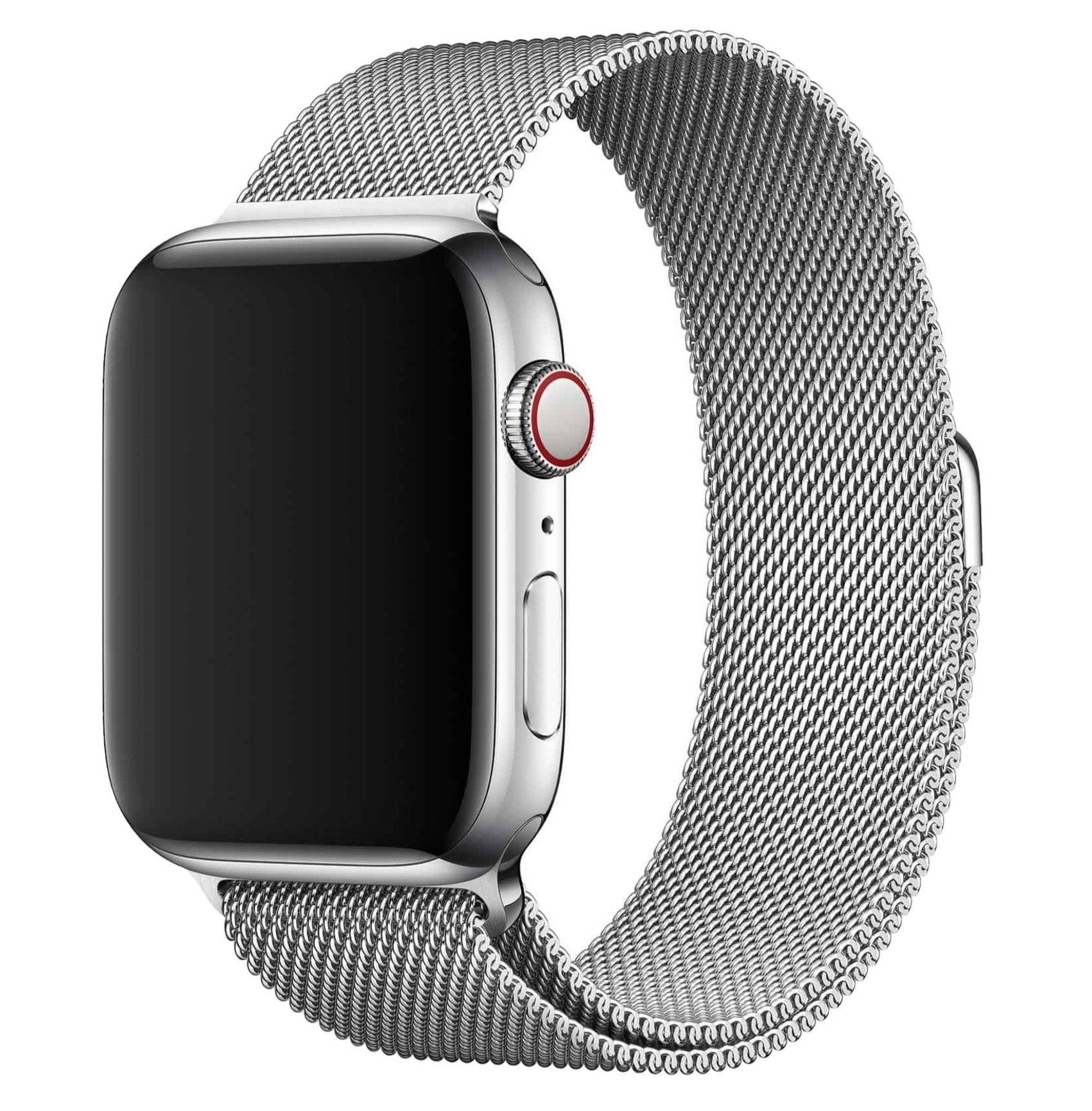 Apple Watch Milanaise Armband 45mm/44mm/42mm/41mm/40mm/38mm phelx.com Silber 45mm / 44mm / 42mm