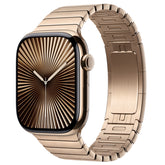 Gliederarmband für Apple Watch | per Knopf kürzen | mit Faltschließe