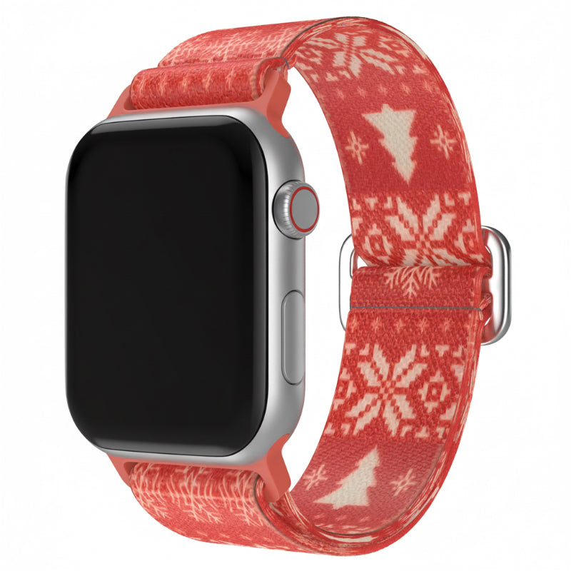 Stoff Loop Armband für Apple Watch „Weihnachtsedition“