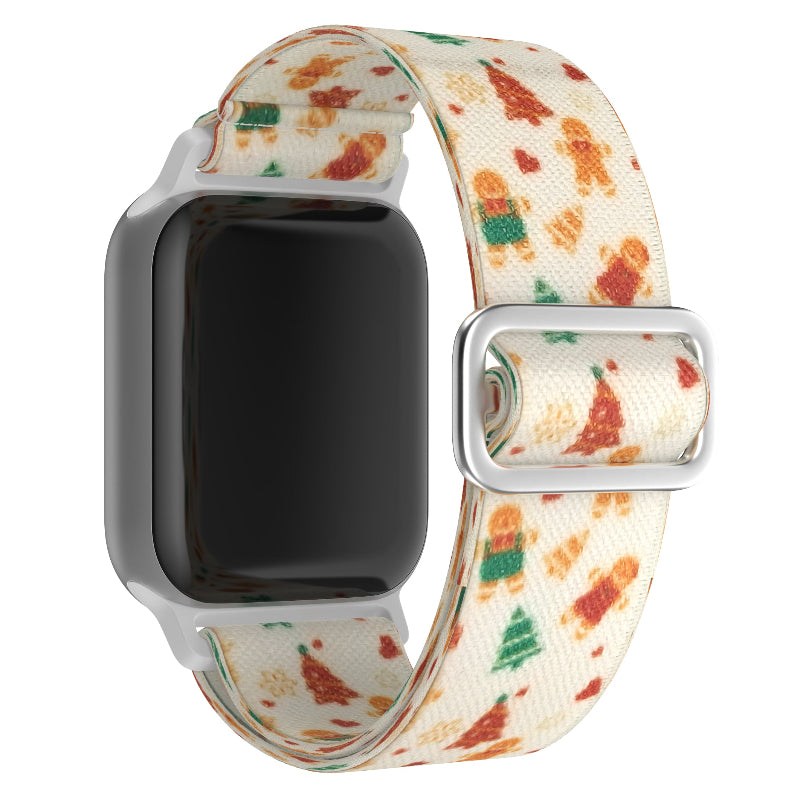 Stoff Loop Armband für Apple Watch „Weihnachtsedition“