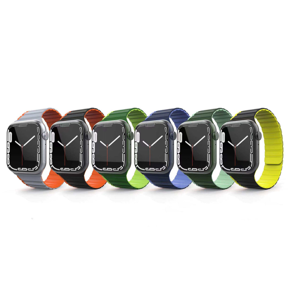 WendeLoop Armband für Apple Watch (Ein Armband, vier Farbkombinationen)