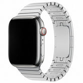 Gliederarmband für Apple Watch | per Knopf kürzen | mit Faltschließe