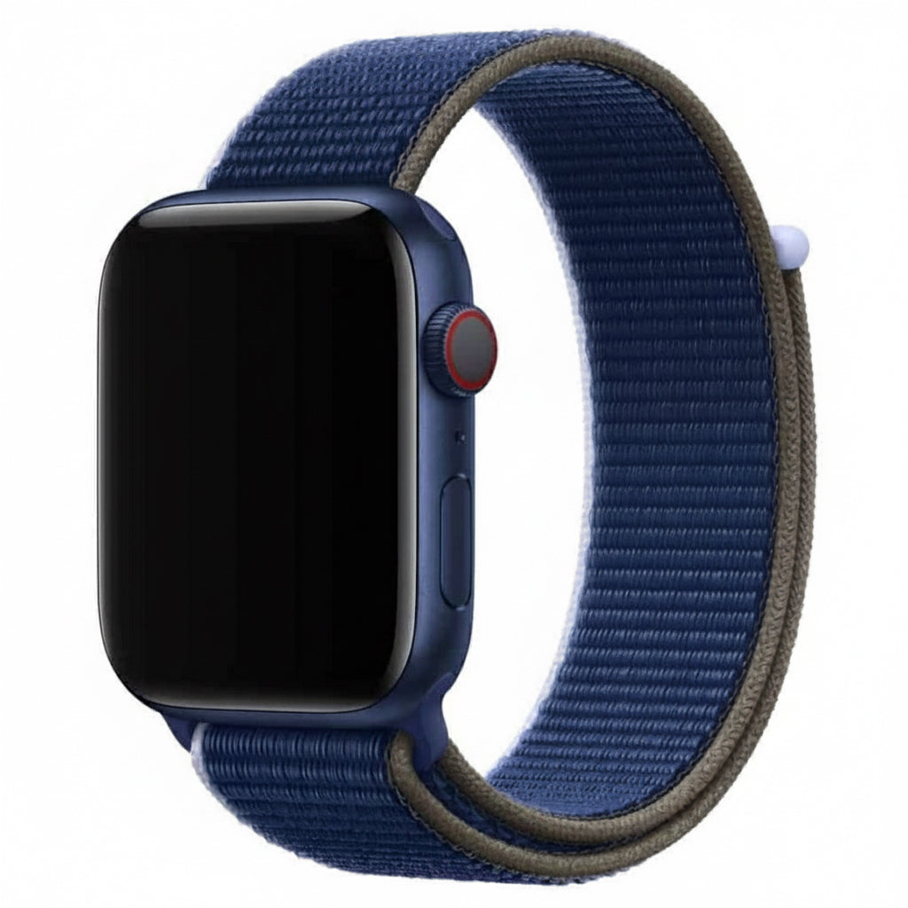 Apple Watch Sport Loop Armband in Tiefseeblau