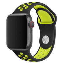 Apple Watch Nike Sport Armband in Schwarz / Volt